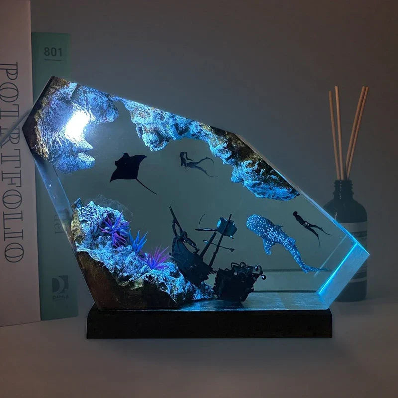 Lampada in Resina — Splendido Fondale