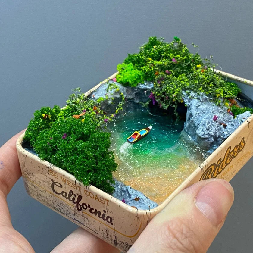 Mini Paesaggio in Resina — Idea Regalo
