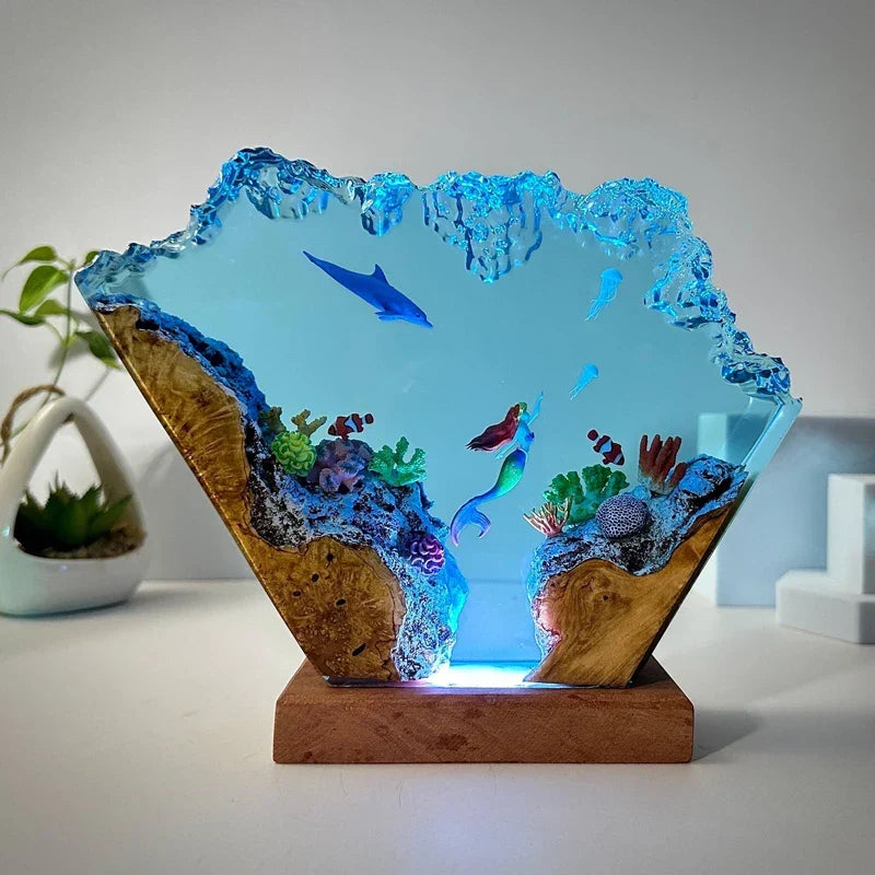 Lampada in Resina — Fondale Luminoso