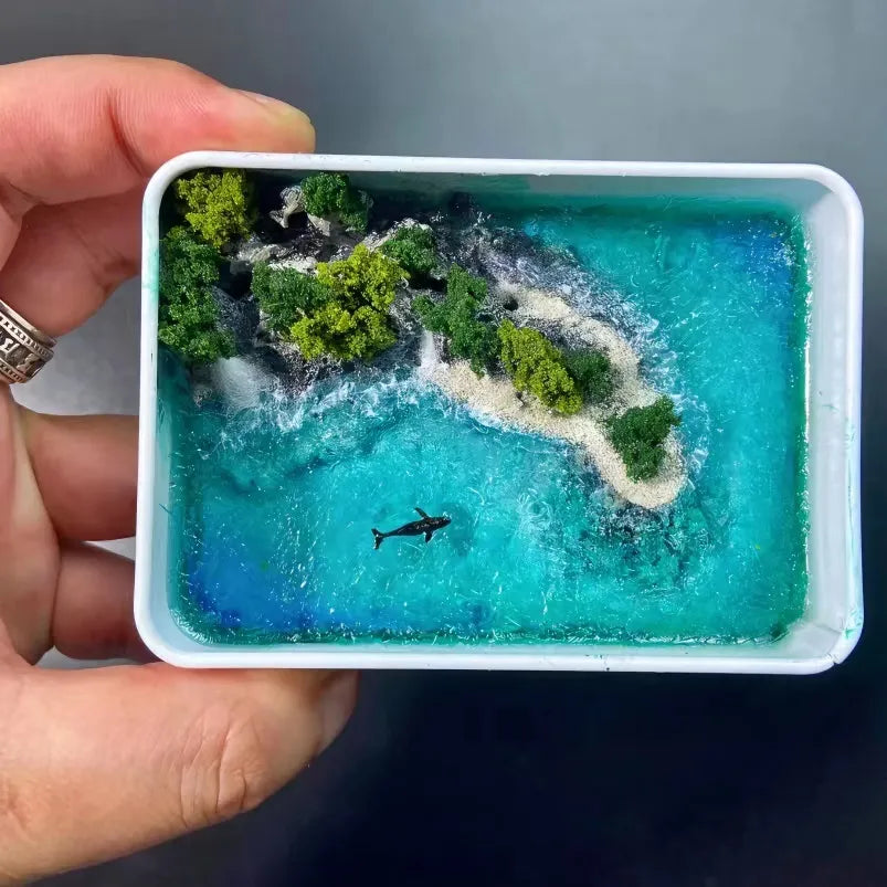 Mini Paesaggio in Resina — Idea Regalo