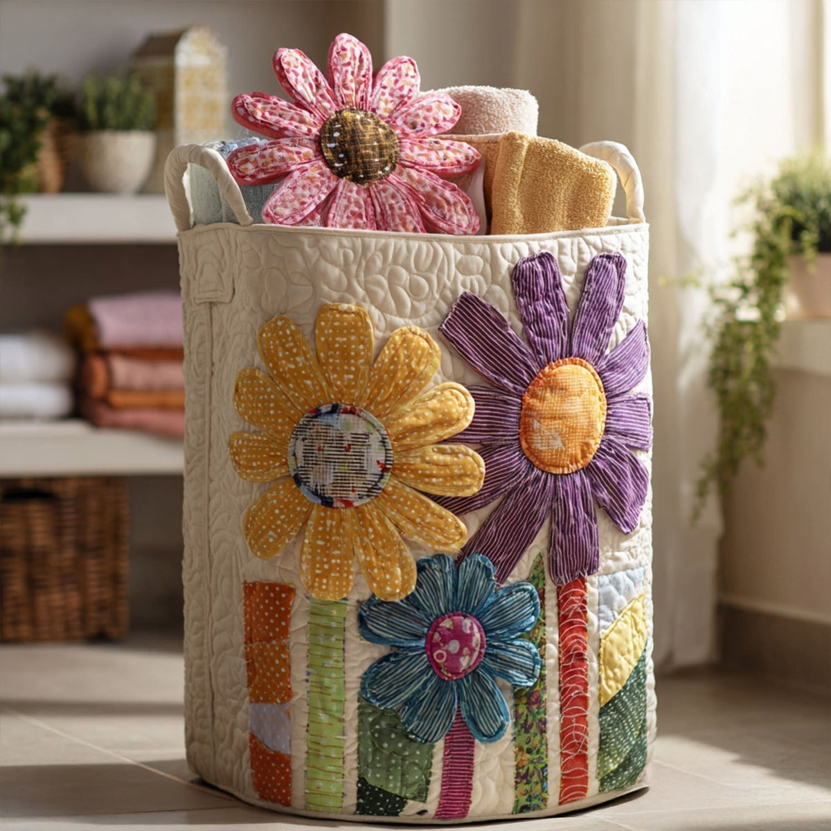 Cesto Portabiancheria – Antique Floral