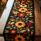 Runner da Tavola Trapuntato – Autumn Sunflowers