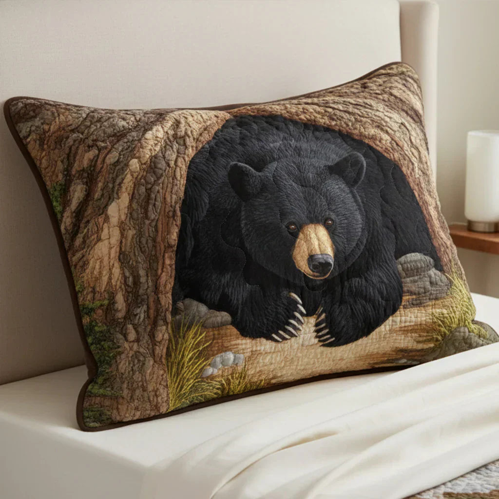Copricuscino Trapuntato – Bear Hideaway