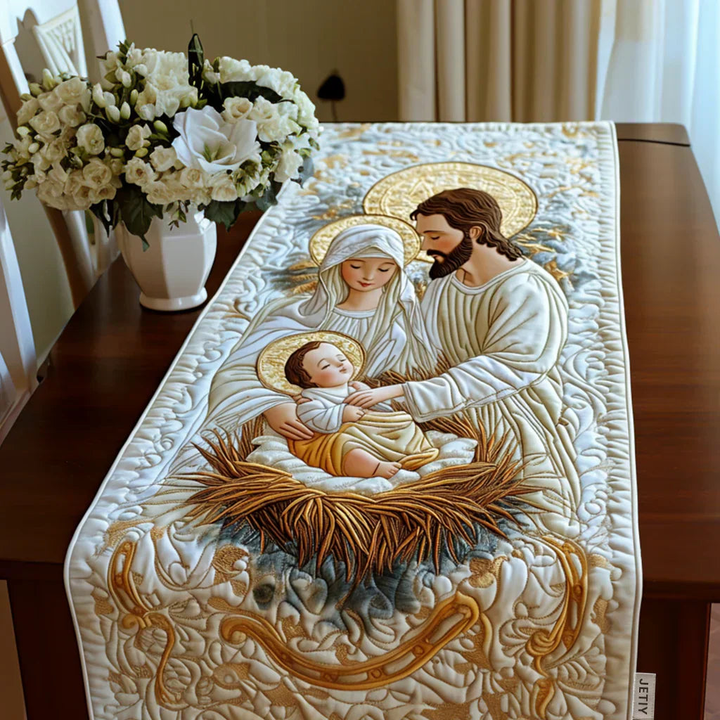 Runner da Tavola Trapuntato – Bethlehem Glow