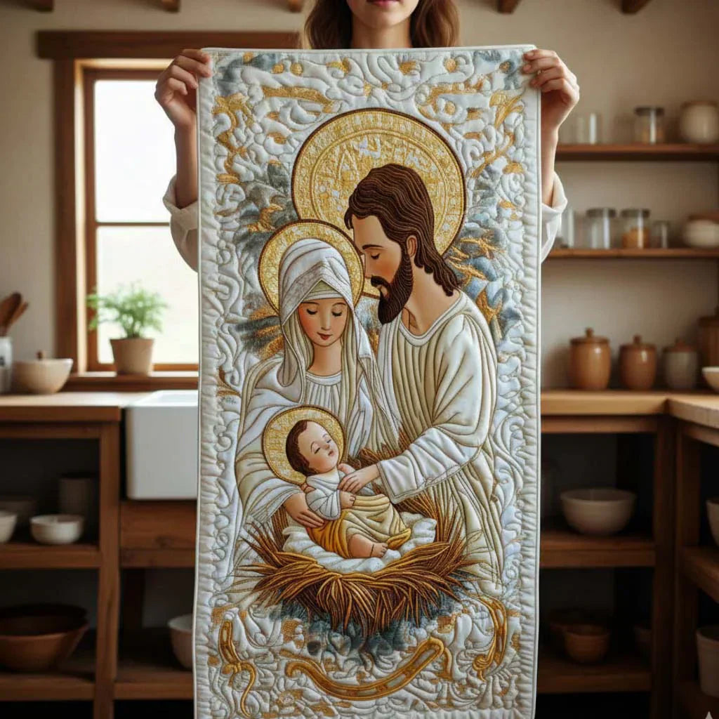 Runner da Tavola Trapuntato – Bethlehem Glow