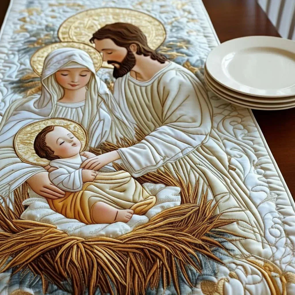 Runner da Tavola Trapuntato – Bethlehem Glow