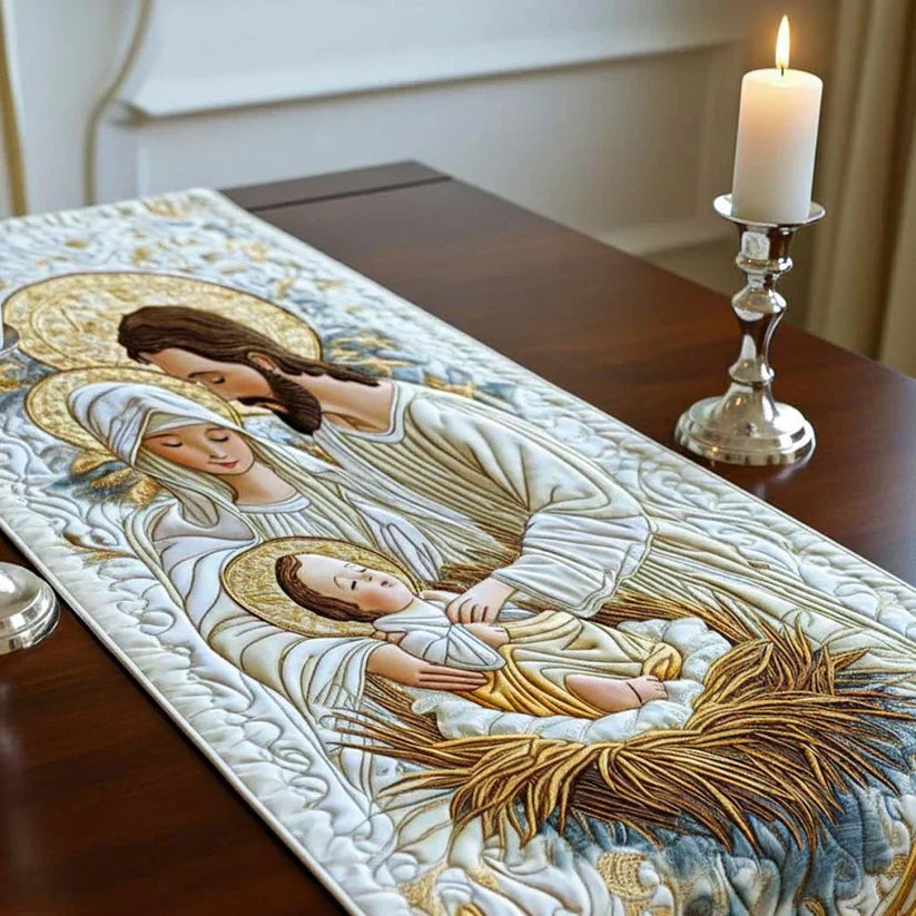 Runner da Tavola Trapuntato – Bethlehem Glow