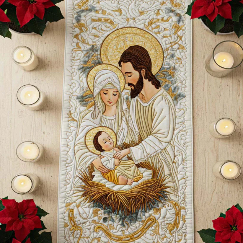 Runner da Tavola Trapuntato – Bethlehem Glow