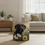 Cesto Portabiancheria – Black Lab Blooms