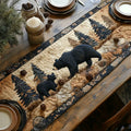 Runner da Tavola Trapuntato – Black Bear Family