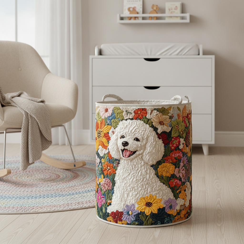Cesto Portabiancheria – Bloom Field Joy