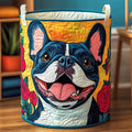 Cesto Portabiancheria – Bloomy Frenchie Smile