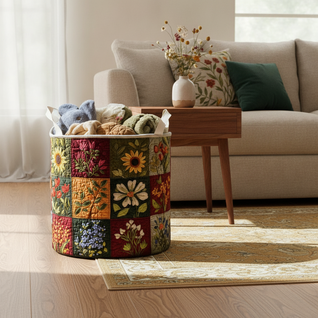 Cesto Portabiancheria – Blossom Glow