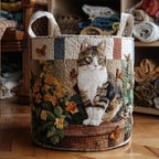 Cesto Portabiancheria – Cat in the Petals