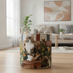 Cesto Portabiancheria – Cat in the Petals