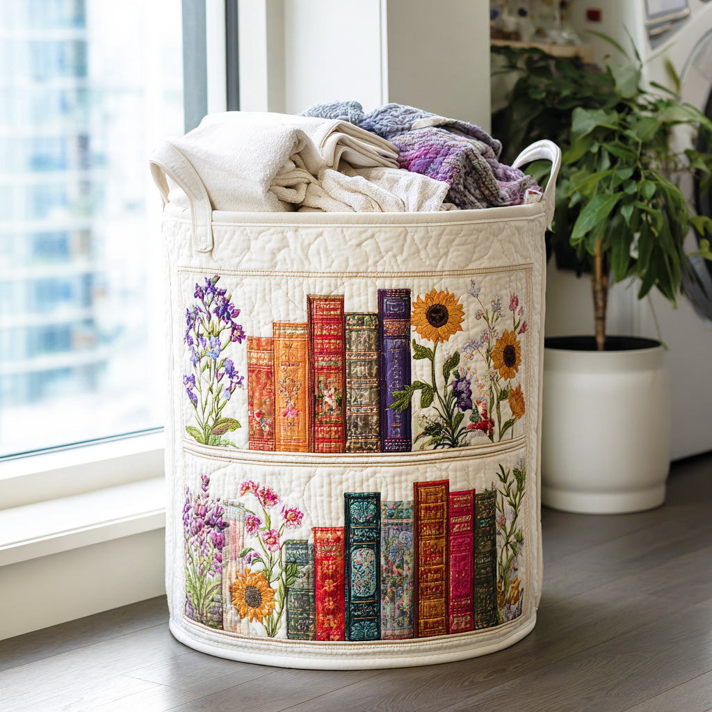 Cesto Portabiancheria – Cozy Book Haven