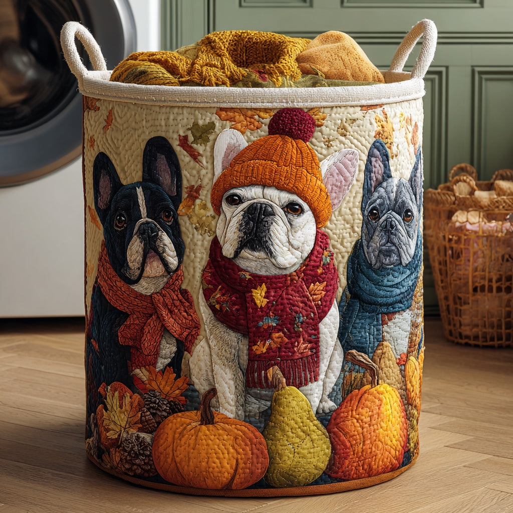 Cesto Portabiancheria – Cozy Trio Bulldog