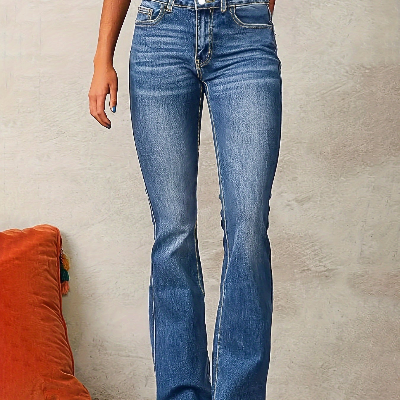 Marylène | Jeans a Zampa a Vita Alta