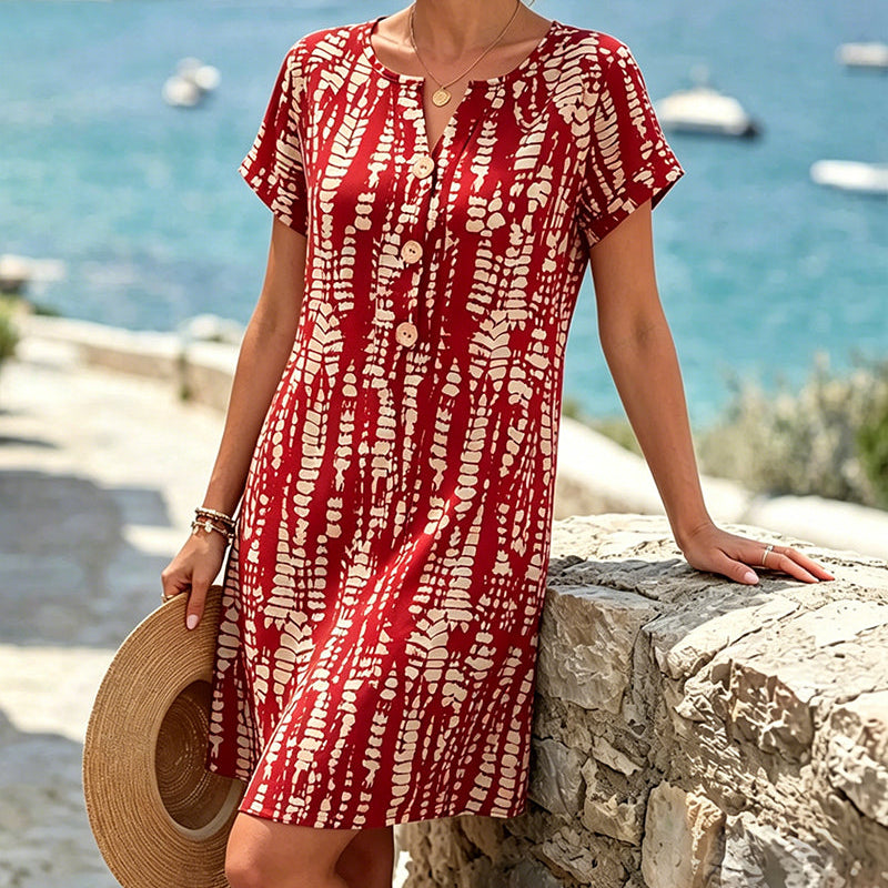 Lucia | Abito Midi Stile Retrò
