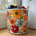 Cesto Portabiancheria – Floral Joy
