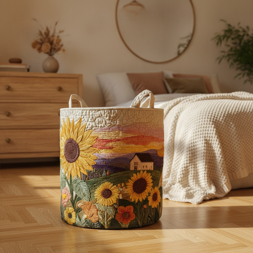 Cesto Portabiancheria – Flourishing Sunshine