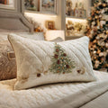 Copricuscino Trapuntato – Snow-Wrapped Shelter