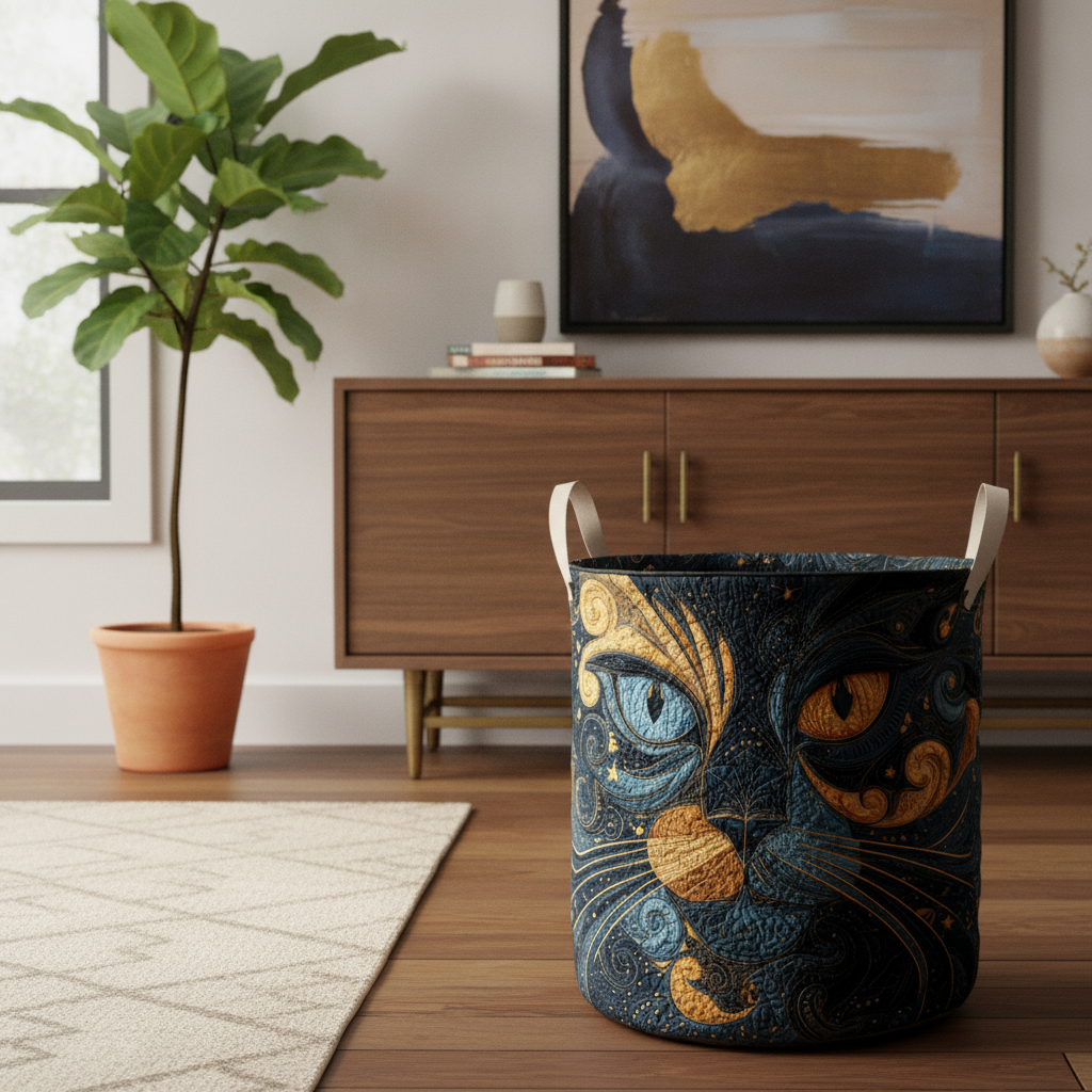 Cesto Portabiancheria – Galaxy Cat