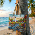 Borsa da Mare Artigianale – Lighthouse Glow