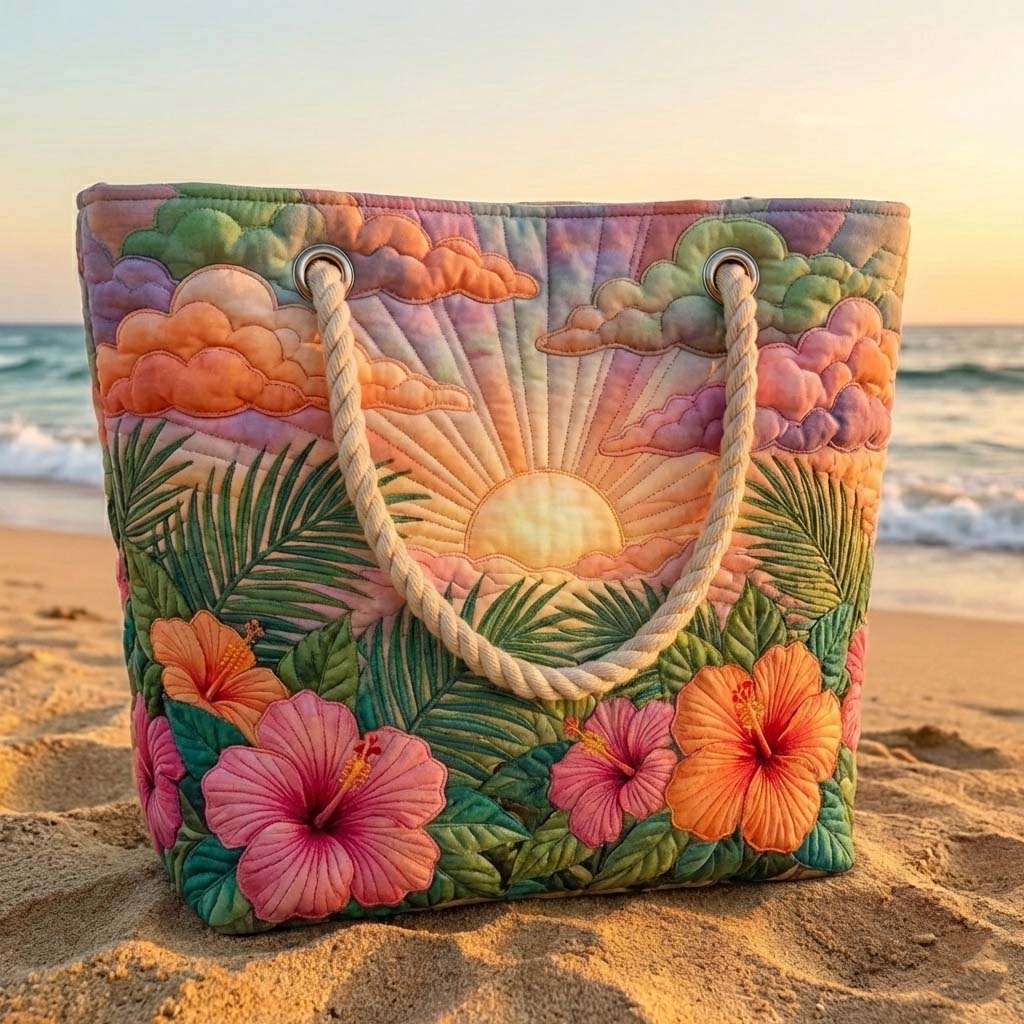 Borsa da Mare Artigianale – Tropical Amanecer