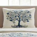 Copricuscino Trapuntato – Blue Serenity