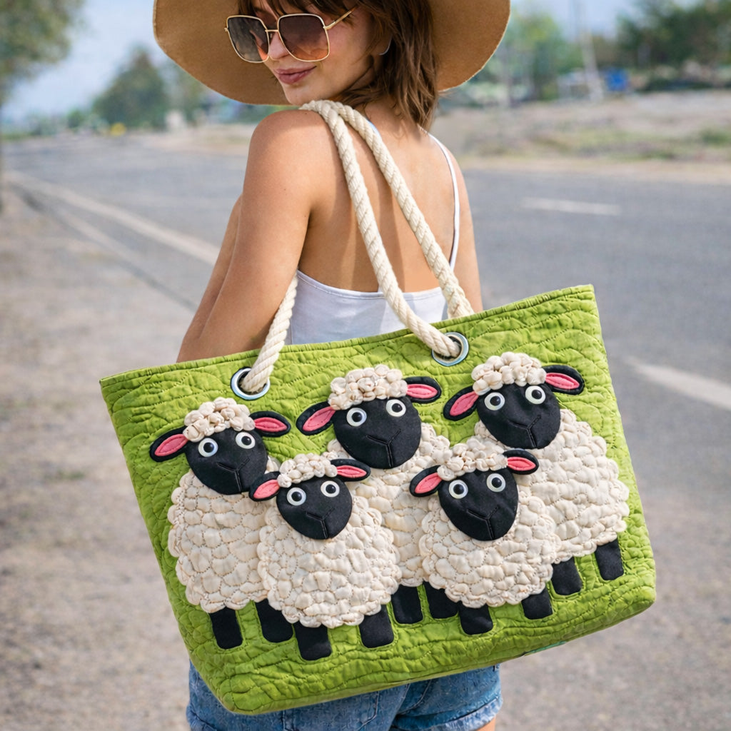 Borsa da Mare Artigianale – Sheep Sky