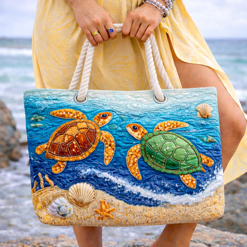 Borsa da Mare Artigianale – Tropical Turtle