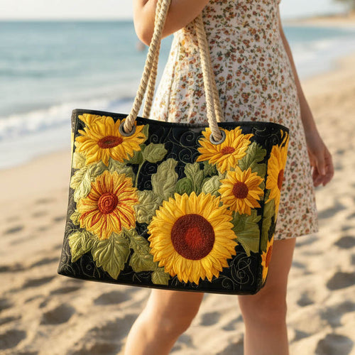 Borsa da Mare Artigianale – Sunflower