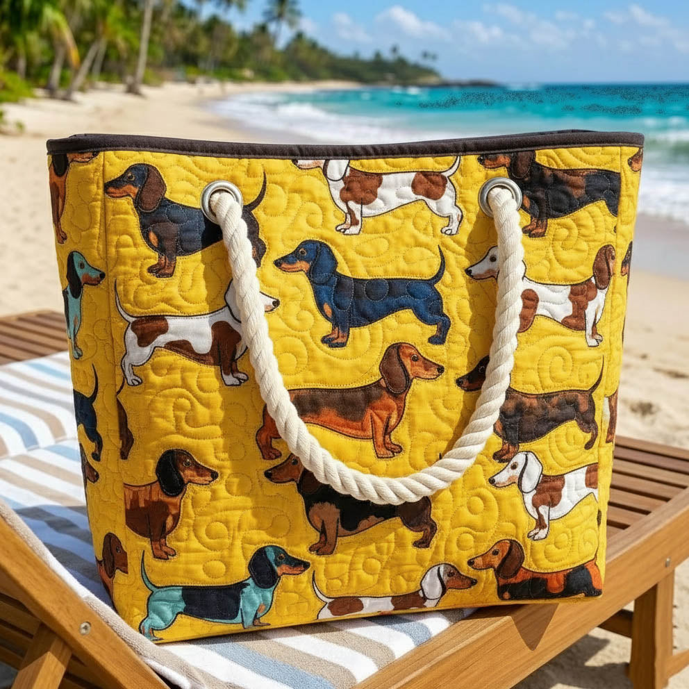 Borsa da Mare Artigianale – Dachshund