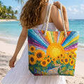 Borsa da Mare Artigianale – Rainbow Sun
