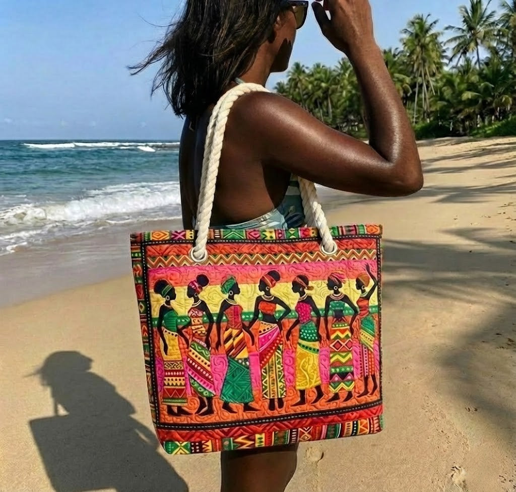 Borsa da Mare Artigianale – Melanina Queen