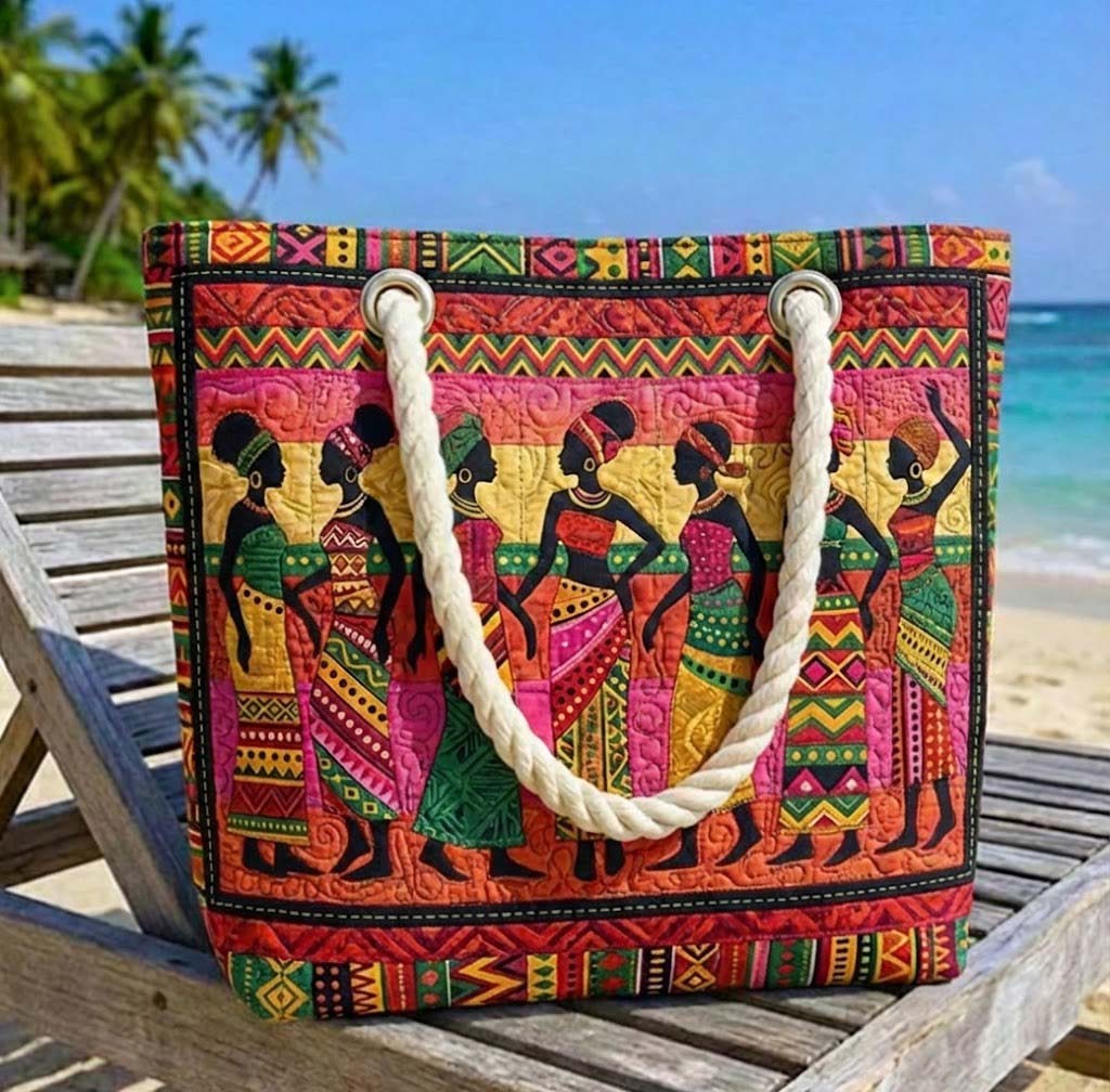 Borsa da Mare Artigianale – Melanina Queen