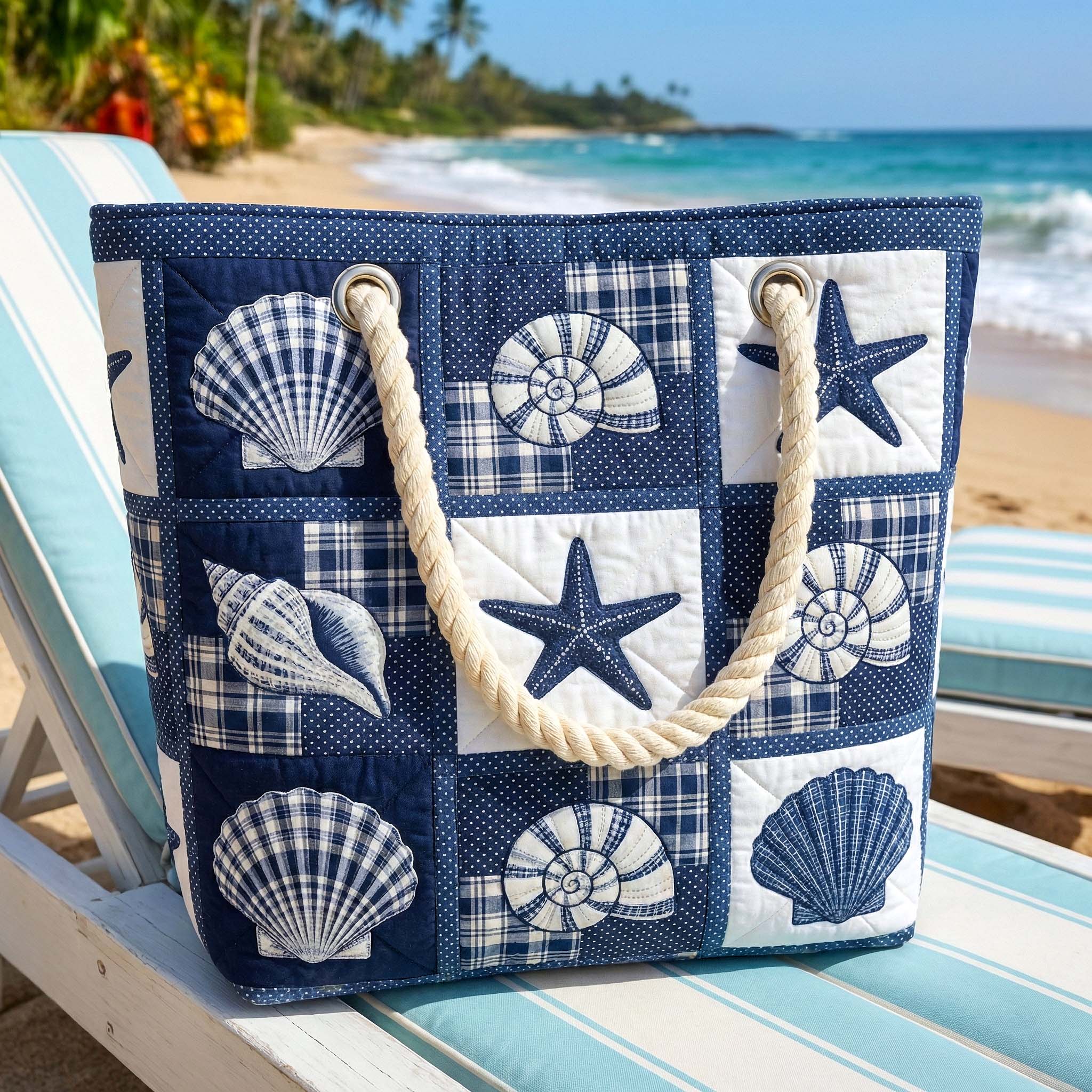 Borsa da Mare Artigianale – Shell Stillness