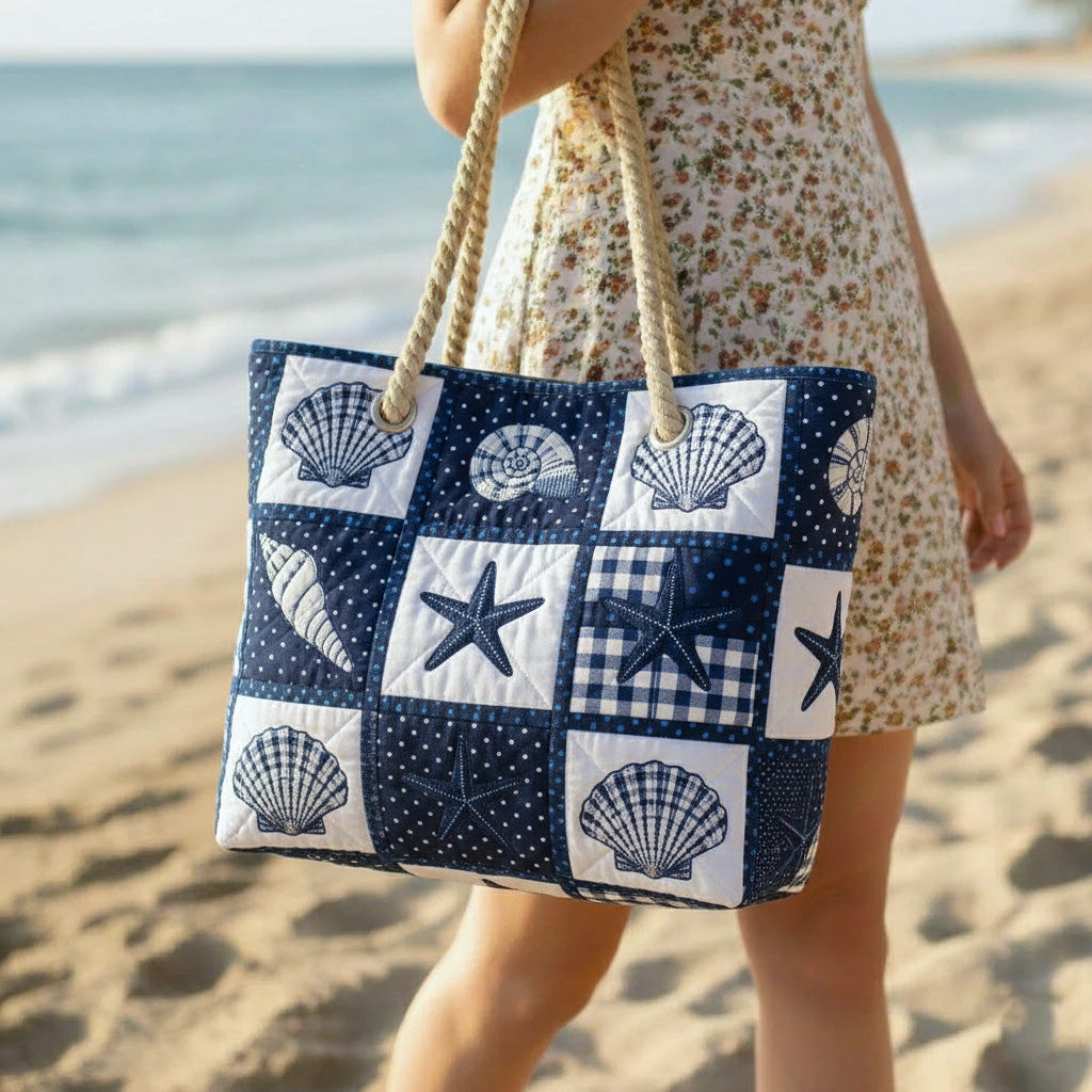 Borsa da Mare Artigianale – Shell Stillness