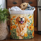 Cesto Portabiancheria – Happy Golden Pup