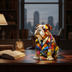 Bulldog Elegante – Figura Artistica