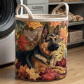 Cesto Portabiancheria – Leaf Pile German Shepherd