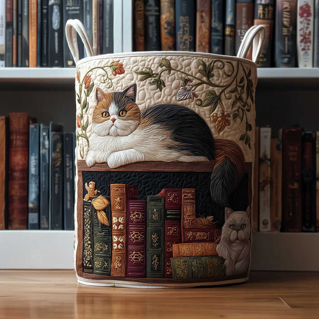 Cesto Portabiancheria – Library Cat