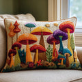 Copricuscino Trapuntato – Mushroom Garden