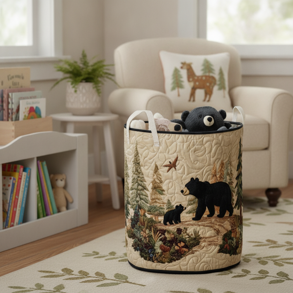 Cesto Portabiancheria – Rustic Bear Vibe