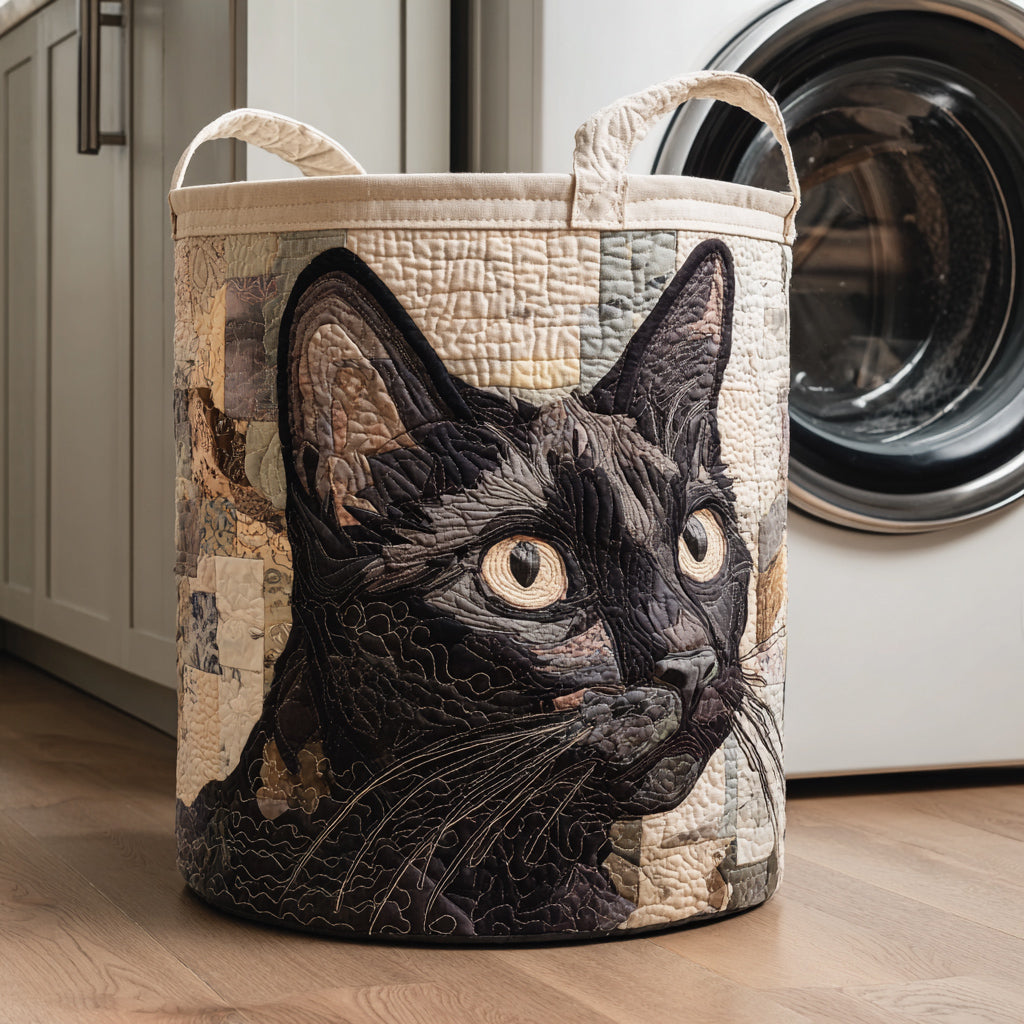 Cesto Portabiancheria – Rustic Black Cat