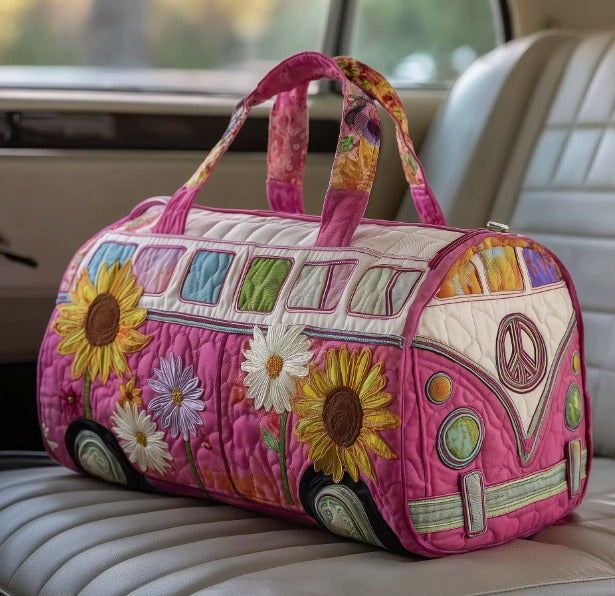 Borsa da Viaggio Trapuntata – Floral Art