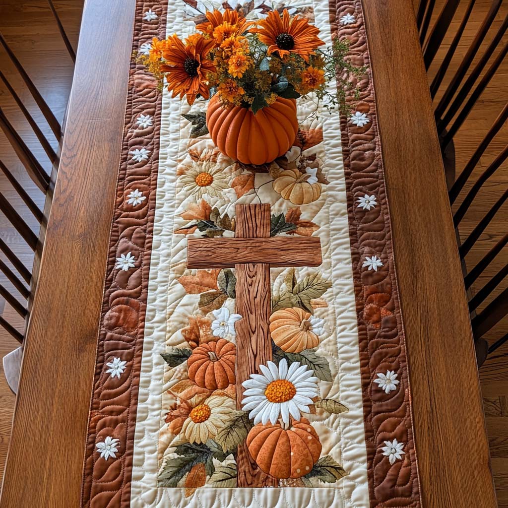 Runner da Tavola Trapuntato – Autumn Abundance