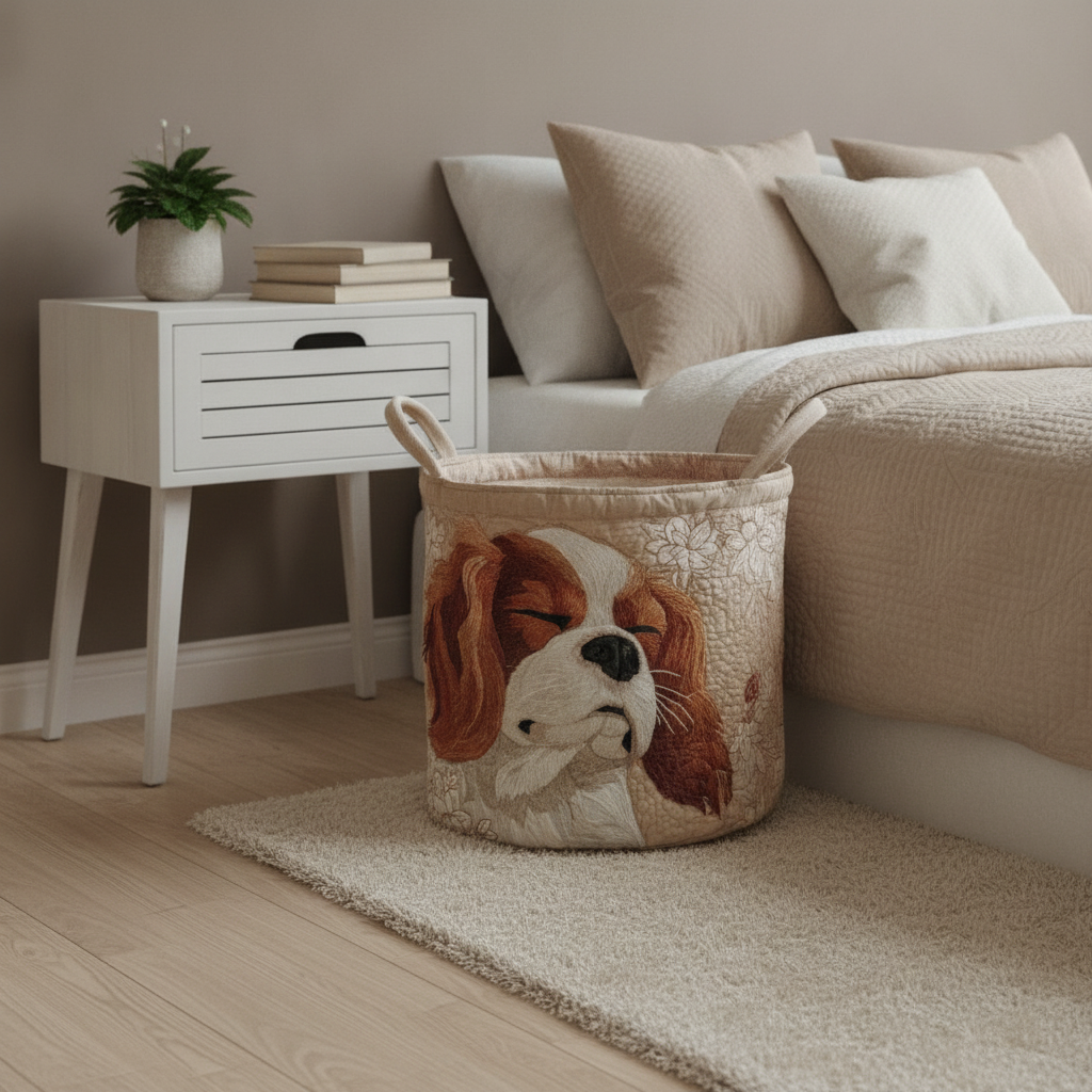 Cesto Portabiancheria – Sleepy King Charles