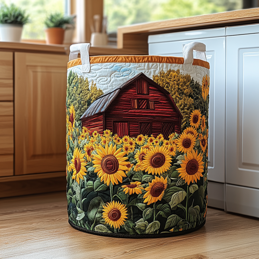 Cesto Portabiancheria – Sunflower Van